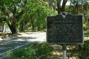 Penn Center Historical Marker