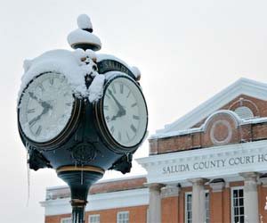 Saluda Town Clock