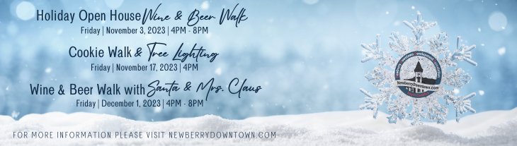 Newberry Downtown Development Association 2023 Holiday Events