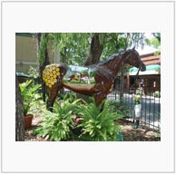 Downtown Aiken Horse Statue